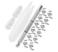 1 Boîte Kit de Vis, Réparation de Monture, Métal Argenté | Boîte Compacte avec Tournevis Précis et Pinces, Usage Bureau, Voyage, Urgences Optiques