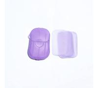1 boîte Lavage Main Tranche Feuilles parfumée moussant boîte Papier Savon Bain Voyage Savon boîte Savon économiseur Porte-Savon Porte-savonOpération Facile