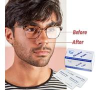 1 Boîte Lunettes Nettoyant Coton Lingettes Humides Nettoyage Lentille Jetable Anti Buee Brumisation Depoussiereur Lunettes De Soleil Telephone Ecran Ordinateur