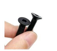 1 boîte M2 M2.5 M3 M4 M5 M6 M8 Kit d'assortiment de vis à tête fraisée plate à six pans creux, boulons et écrous, acier noir de grade 10.9(M2 660pcs)