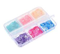 1 Boîte Paillettes Lettres pour Ongles, Pet, Art Ongulaire DIY | Forme Lettre, Usage Maison et Salon, Facile à Poser, Thème Saint Valentin, pour Nail Art Créatif Couleur Aléatoire