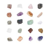 1 Boîte Pierres de Chakra en Cristal Irrégulières, Coffret D’une