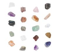 1 Boîte Pierres de Chakra Irrégulières en Cristal, Coffret