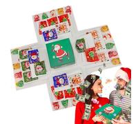 1 * Boîtes-cadeaux pour Noël - 23x23x16cm Dolcimi Destiny Destiny Boxes MolitiStratto Paper Style Holder Container For Children and Adults Elegant Christmas Holidays