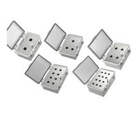 1 boîtier de commande d'interrupteur à bouton étanche for intérieur et extérieur, couvercle de protection électrique en plastique ABS résistant à la pluie(ATP-162110-03)