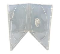1 boîtier transparent incassable pour CD - Tranche de 10,4 mm - Polypropylène incassable - Pochette extérieure pour œuvres d'art - Peut contenir 1 CD/DVD/Blu-ray - Idéal pour l'envoi et le stockage