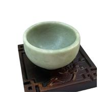 1 bol en cristal gris foncé, service à vin, pierre spirituelle, ornements vivants Gemstone Stone