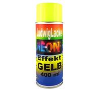1 bombe aérosol de peinture fluorescente jaune pour voiture
