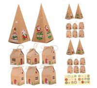 1 bonbonniere noel boite bonbon noel boîtes de bonbons maison de Noël boîtes de friandises maison de noël de noël maison de Noël Papier