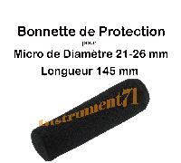 1 Bonnette Anti Vent Diamétre 40 mm Longeur 145 mm pour Micro Diametre de 21/26