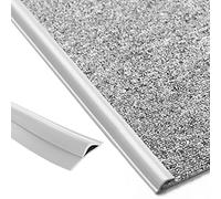 1 bordure de moquette flexible en PVC - Bandes de transition autocollantes for bordures de sol, largeur 3,5 cm, longueur 1 m à 25 m, gris(1600cm)