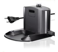 1 Borne De Charge Noire pour Robot Aspirateur Base de chargement pour Irobot Roomba 500 600 700 800 900 E5 E6 I1 I3 I4 I6 I7 I8 pour Irobot 4452367 (câble d'alimentation Inclus)