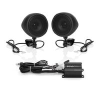 Boss Audio MCBK420B Boss Motorcycle/UTV Speaker and Amplifier System 3" Bluetooth Speakers 600 Watts BLACK Housing