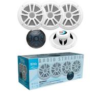 1 BOSS AUDIO SYSTEMS MG250W.64, kit avec media player Bluetooth et deux paires d'enceintes, 90 watts rms 180 watts max, 1 kit