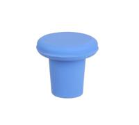 1 bouchon de bouteille de vin en silicone for bière, champagne, boisson, joint de barre, accessoires de bar de cuisine(Black)