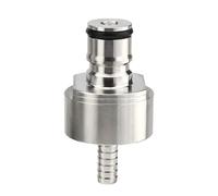 1 bouchon de gazéification Homebrew et kit de déconnexion de verrouillage de boule ardillon de 0,6 cm - pour gazéifier la bière, le soda, le jus et plus encore (bouchon de gazéification)