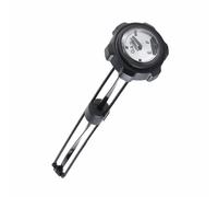 1 bouchon de réservoir d'essence avec jauge, 405 mm, anti-fuite, indicateur de niveau de carburant pour générateur, tondeuse, moto, ajustement universel, noir