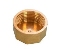 1 bouchon d'extrémité à tête hexagonale for tuyau en laiton à filetage mâle, adaptateur de connecteur de raccord en cuivre 1/2" 3/4"(Female Plug,3/4inch)