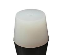 1 bouchon en silicone avec trou de 8 mm pour valve de sas, valve d'échappement de fermentation, bouchon en caoutchouc de silicone, kit de fabrication de vin (taille 6 avec trou)