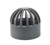 1 bouchon respirant en PVC for aquarium, filtre perméable, écran d'isolation, couvercle perméable for réservoir d'eau(Grey,ID 50mm)