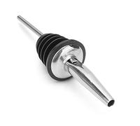 1 bouchon verseur en acier inoxydable pour bouteille de whisky, liqueur, vin, bec verseur, distributeur de bouche, outils de cuisine, accessoires de bar, décanteur