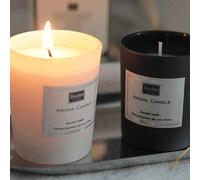 1 bougie parfumée à la cire de soja colorée, avec une fragrance de longue durée et des couleurs riches, convient à une utilisation dans les chambres à coucher et les salons en tant que souvenir [Blanc
