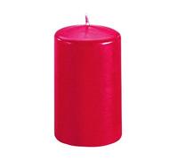 1 bougie pilier auto-extinguible 80 x 60 mm Couleur : rubis