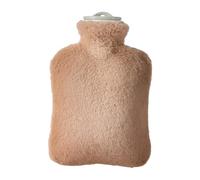 1 bouillotte confortable en peluche avec bec anti-fuite pour lit d'hiver et chaleur de bureau Essentials avec housse douce en fourrure de lapin