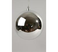 1 Boule De Noël 14 CM Argent Décorations Suspendues Décor Arbre