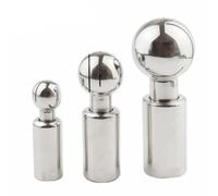 1 boule de pulvérisation rotative en acier inoxydable SS304 BSP 1/4" à 1" for nettoyage de cuve CIP - Raccord de lavage à 360 degrés(3/8In)