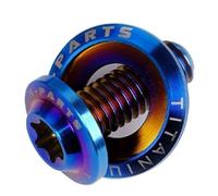 1 boulon à tête bombée en alliage de titane GR5 A3, D16 mm, M8, épaisseur 1,25 mm x 15, 18, 20, 25, 30, 35, 40, 45 mm + rondelle(M8x30mm-M10)