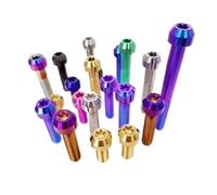 1 boulon en titane M4 M5 M6 M8 à tête cylindrique Torx intérieure colorée(Titanium colour,X10MM_M5 1PC)