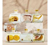 1 bouteille, 100 ml, huile essentielle d'aromathérapie sans feu à fleurs éternelles, parfum de citron, d'osmanthus et de clochette bleue, air frais, décoration, chambre, salon, salle de bain, intérieu