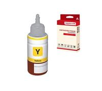 1 bouteille compatible pour EPSON 106 Jaune 70ml avec EcoTank ET-7700 EcoTank ET-7750 EcoTank ET-L71