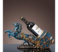 1 bouteille créative chariot porte-vin décoration salon armoire à vin présentoir maison bar porte-vin (couleur : argent)