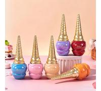 1 Bouteille de Spray Parfum Exclusif Nouveau en Forme de Glace Très Vendu, Désodorisant Portable au Design Mignon, Parfum Premium Longue Durée Riche en Vanille, Miel et 6 Autres Senteurs Sucrées, Déso