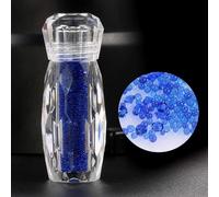 1 Bouteille Micro-Pixie Perles Gravier Ongles Cristaux Pour Ongles Coloré Multicolore Micro-Strass Verre Caviar Perles Nail Art 3d Decora