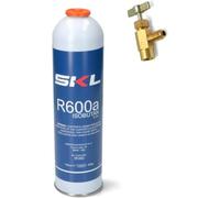 1 bouteille + robinet gaz réfrigérant, réfrigérateur, freezer R600 420 g OM REF000UN
