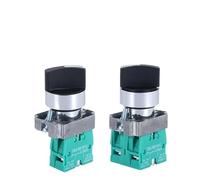 1 bouton de changement de vitesse de deuxième vitesse XB2-BD21C commutateur de sélection rotatif autobloquant ZB2 BD33 Silver Point 22 mm(1NO)