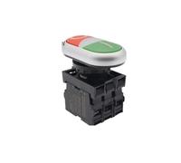 1 bouton lumineux double position M22-DDL-GR-X1/X0.(24V White light)