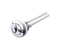 1 bouton poussoir de réservoir de toilette à double chasse d'eau de 38 mm - Remplacement de la valve de réservoir d'eau en ABS galvanisé durable