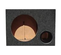 1 box vide pour caisson de basses bass reflex trapézoïdal de 30 cm de diamètre, volume 40 litres, couvercle coffre voiture, 1 pièce
