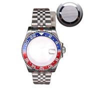 1 Bracelet de Montre 40 mm NH35 en Cristal for NH35 NH34 NH36 NH38 ETA 2824 Miyota 8215, Lunette Bicolore GMT(Green,NH36 NH35 34 38)