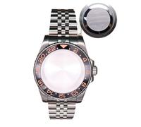 1 Bracelet de Montre 40 mm NH35 en Cristal for NH35 NH34 NH36 NH38 ETA 2824 Miyota 8215, Lunette Bicolore GMT(T1/6#,ETA 2824)