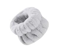 1 bracelet en peluche pour le visage, serviette de maquillage, éponge de lavage du visage,