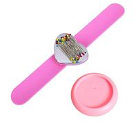 1 Bracelet Magnétique Et 1 Boîte À Aiguilles Magnétique, Boîte De Rangement Pour Outils De Couture, Accessoires De Couture, Coussin Pour Épingles De Poignet, Coussin Fixe Pour Épingles À Coudre