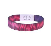 1 bracelet portable avec versets de la Bible avec NFC élastique étanche capteur intelligent bracelets religieux bijoux cadeaux pour femmes hommes, 2.36*0.59in