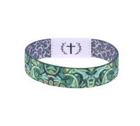 1 bracelet portable avec versets de la Bible avec NFC élastique étanche capteur intelligent bracelets religieux bijoux cadeaux pour femmes hommes, 2.36*0.59in