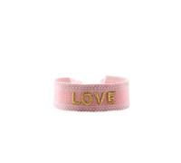 1 bracelet réglable de 2 cm de large - Bracelet tissé avec lettres brodées - Bracelet en tissu bohème - Bracelet d'amitié - Bleu A, taille unique