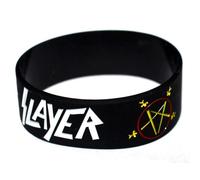 1 Bracelet Silicone Groupe Slayer Hard Rock Roll Heavy Metal Homme Femme Ado